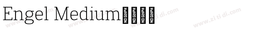 Engel Medium字体转换